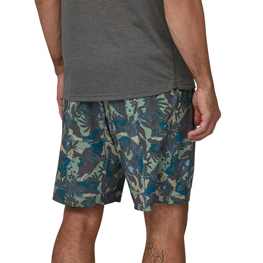 Patagonia Men's Multi Trails Short - Lands And Waters: Sedge Green 3 Patagonia Men's Multi Trails Short - Lands And Waters: Sedge Green - Image 3