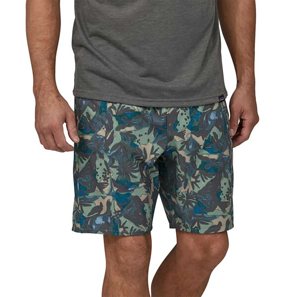 Patagonia Men's Multi Trails Short - Lands And Waters: Sedge Green 2 Patagonia Men's Multi Trails Short - Lands And Waters: Sedge Green - Image 2