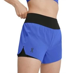 On Running Women's Running Short - Cobalt/Black -Sportswear Sales Store webimage 8B43637C 5BD7 4A8D 8A9096EA1AA4B206