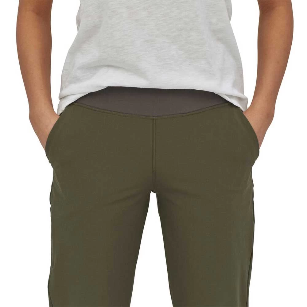 Patagonia Women's Happy Hike Studio Pant - Basin Green 4 Patagonia Women's Happy Hike Studio Pant - Basin Green - Image 4