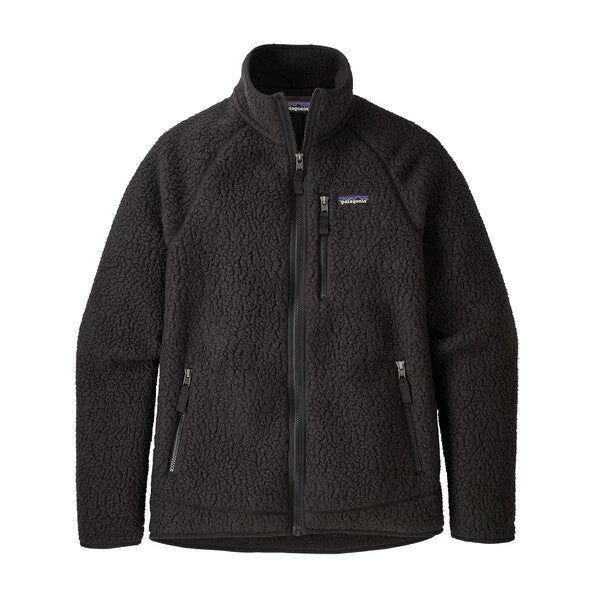 Patagonia Men's Retro Pile Jacket - Black 1 Patagonia Men's Retro Pile Jacket - Black