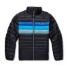 Cotopaxi Men's Fuego Down Jacket - Black/Pacific Stripes